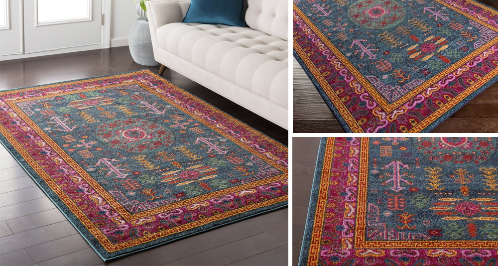 Amma- Updated Traditional Medallion Area Rug